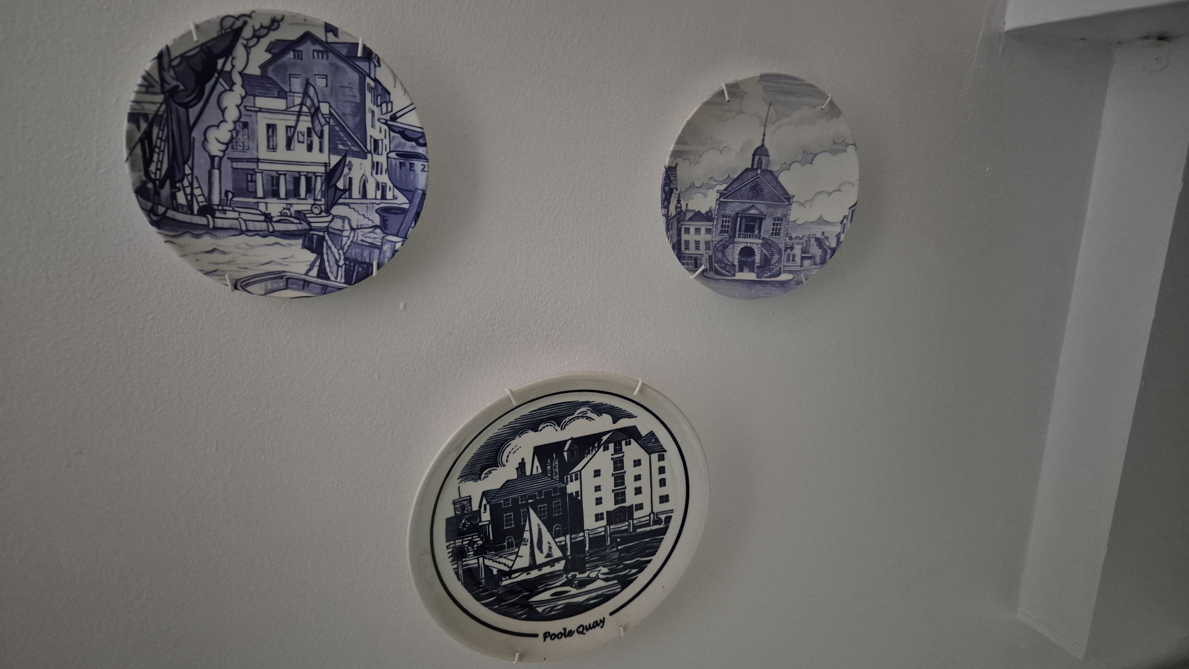 selection of 3 (priced all 3) Poole pottery plates