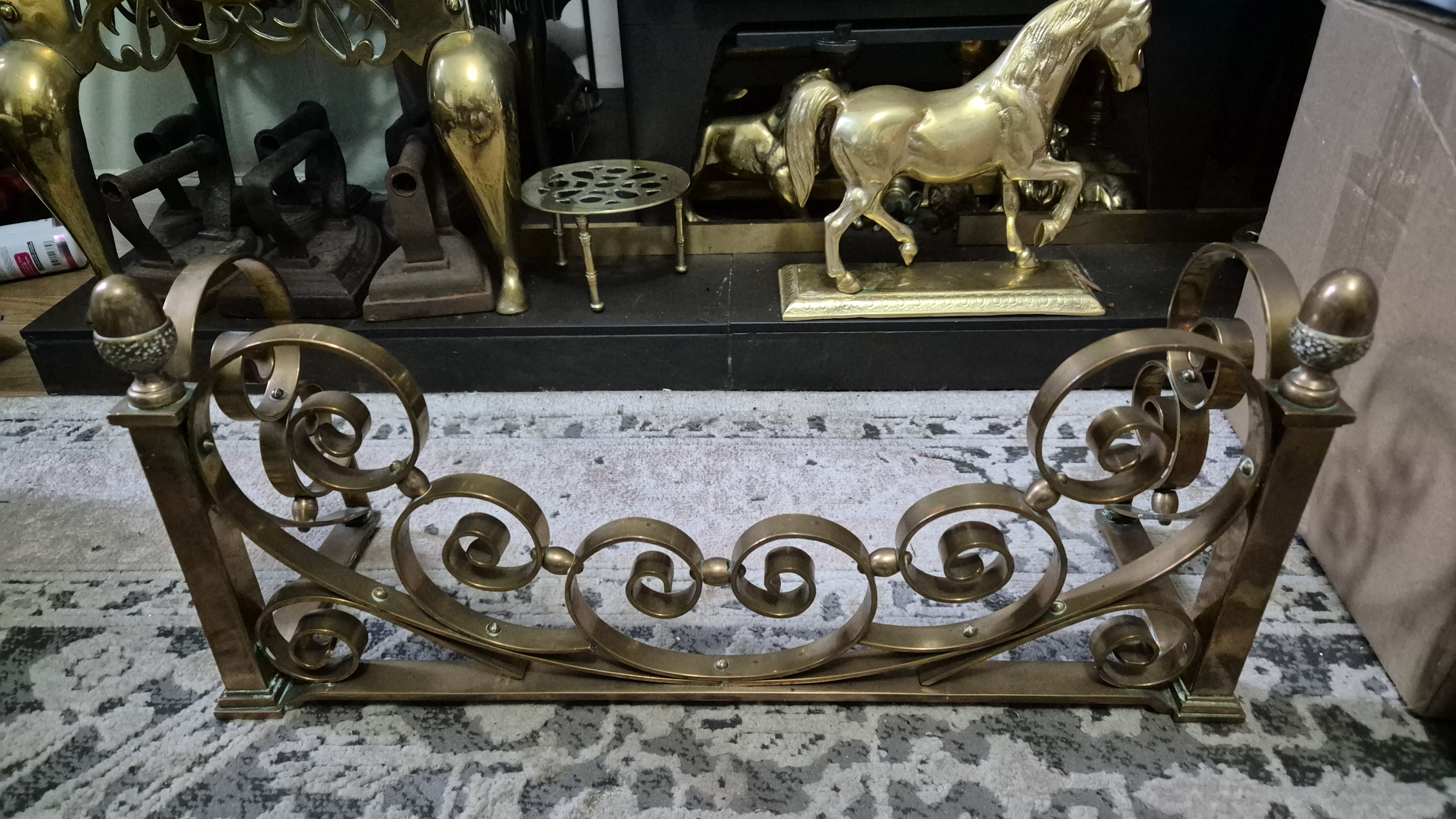 1800's fire surround in bronzed brass finish (Very Heavy ite