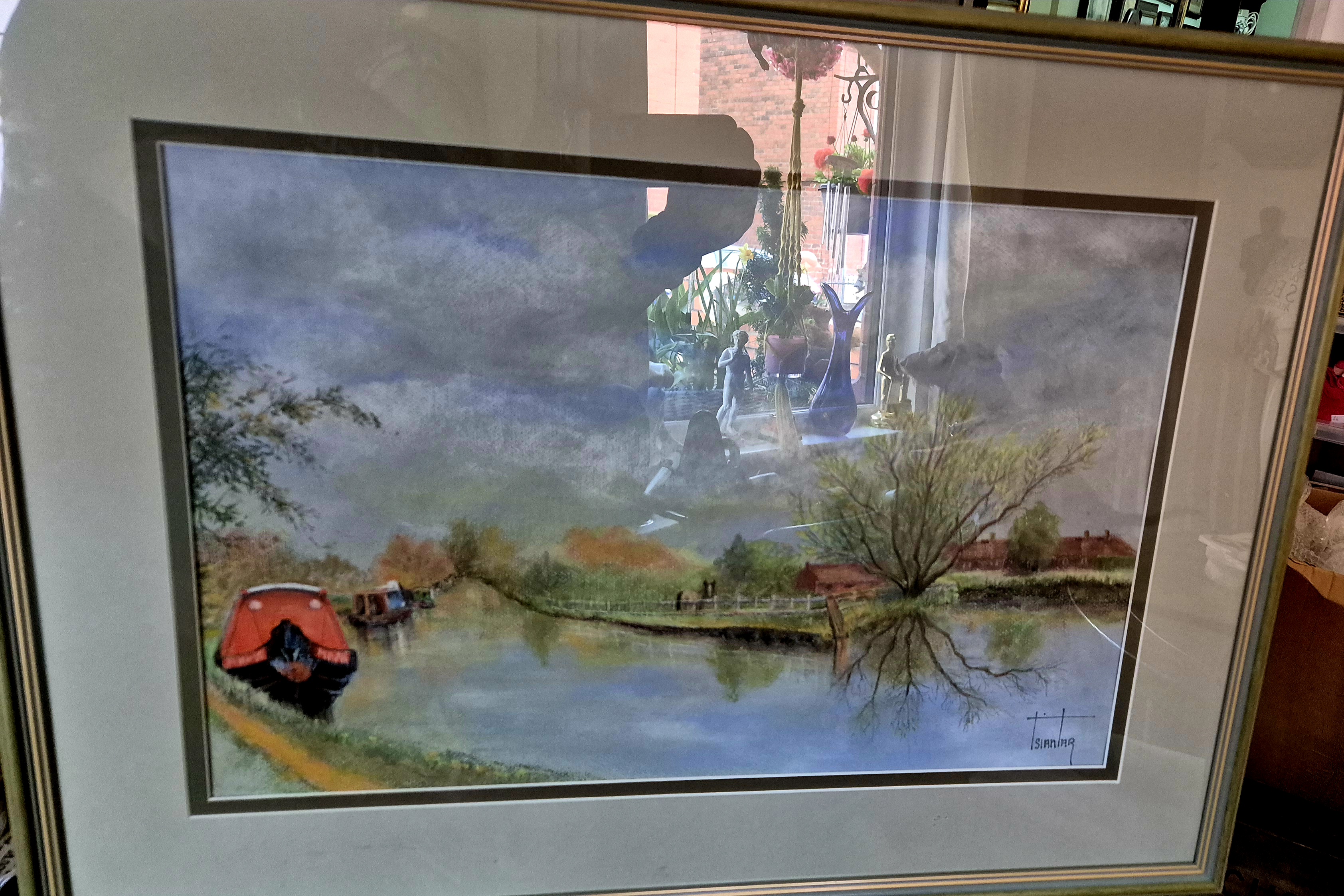 This is a very atmospheric original watercolour landscape fe